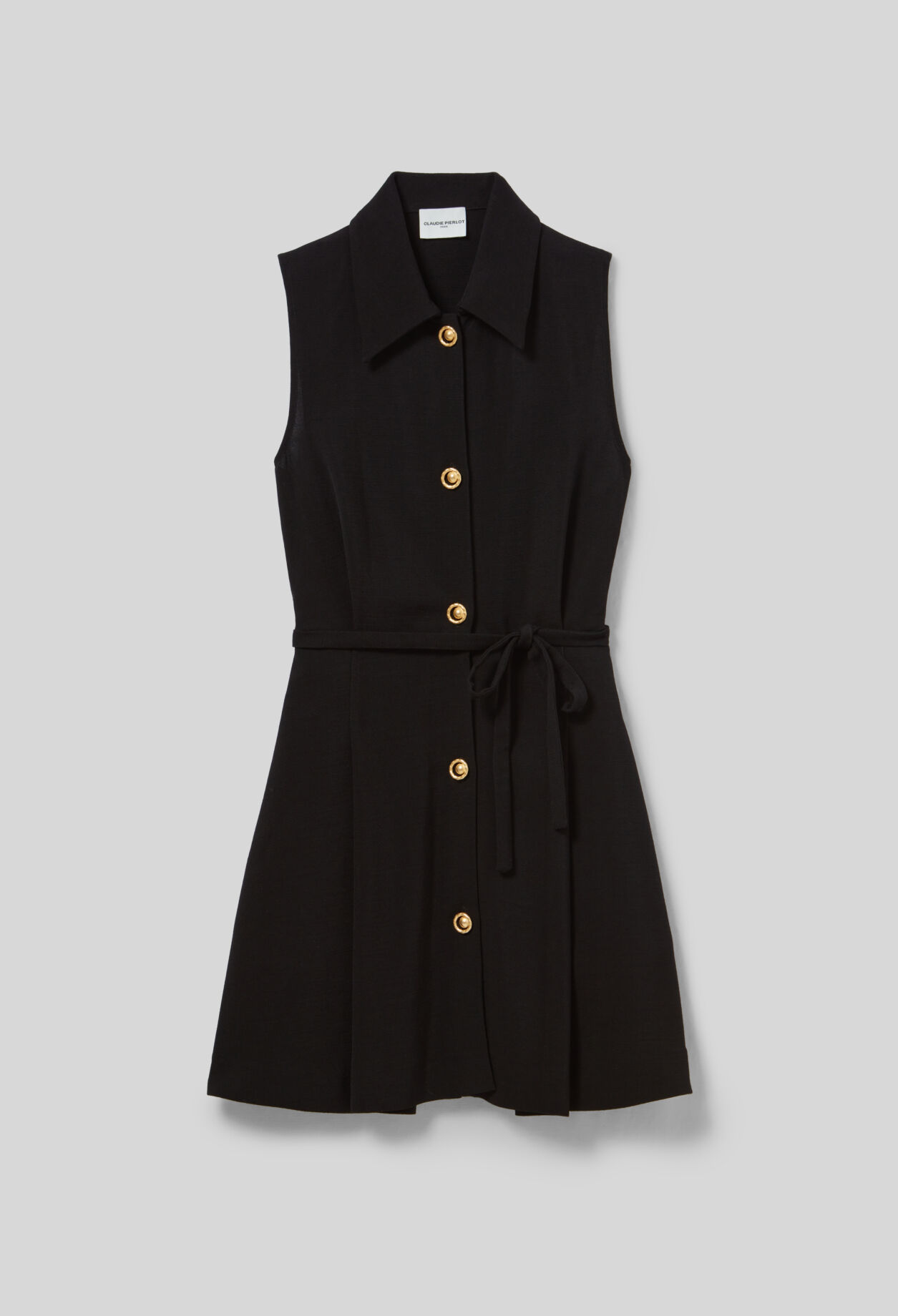 Robe courte sans manches