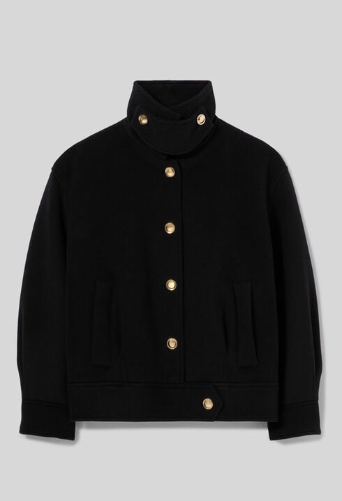 Manteau court blousant dor&eacute;