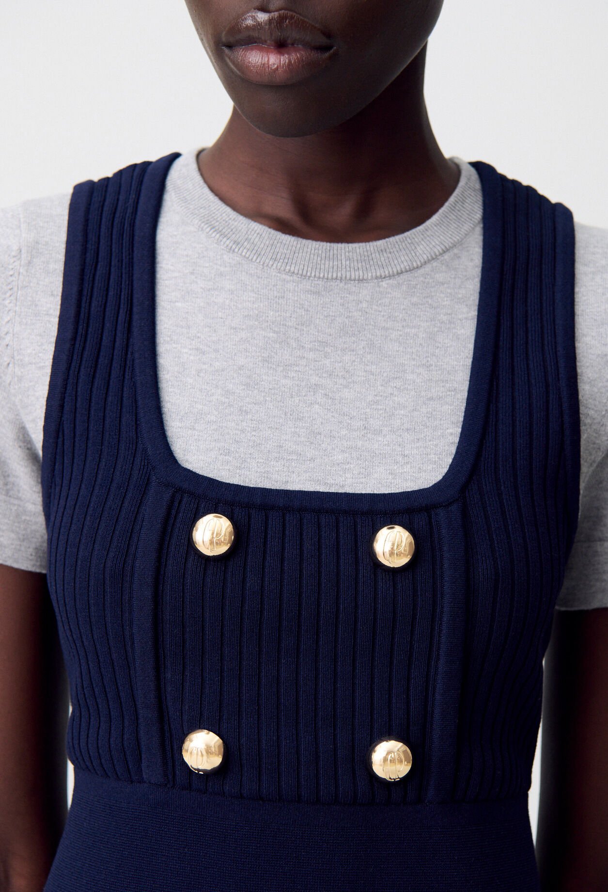 Robe maille courte tshirt