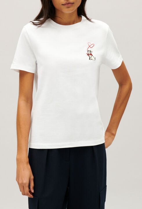 Tee-shirt Jean Toto écru