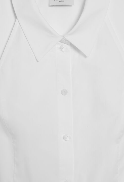 Chemise sans manche blanche