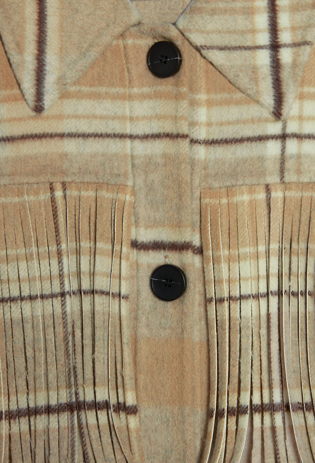 Veste à carreaux oversize