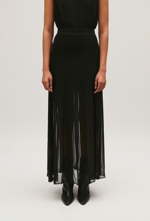 Jupe longue maille