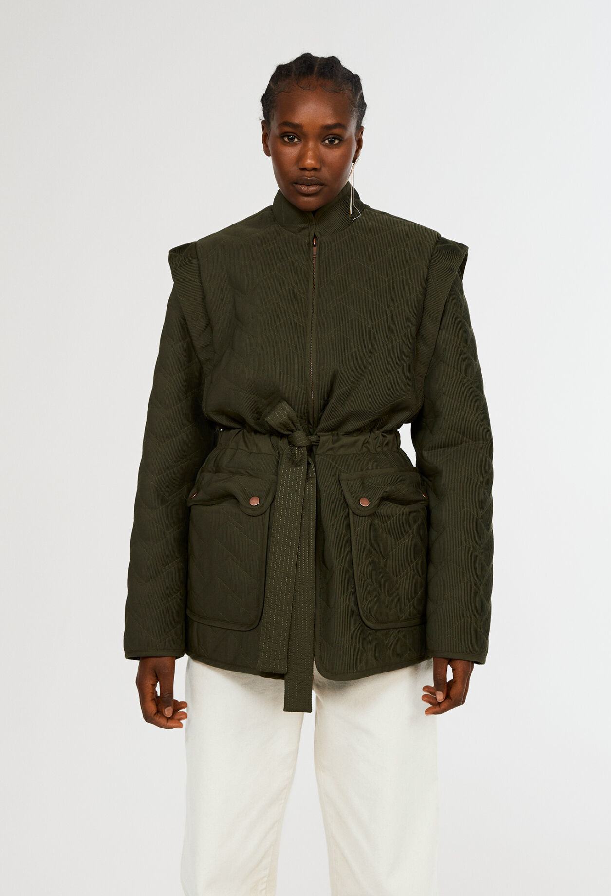 Veste molletonnée en polyester recyclé