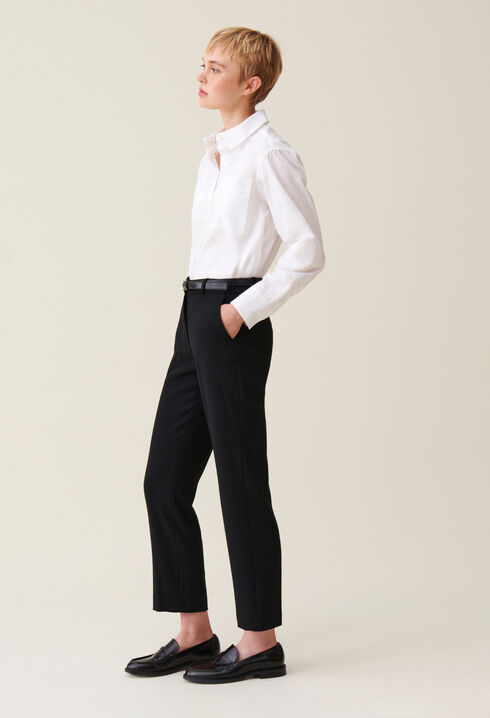 Pantalon tailleur cigarette
