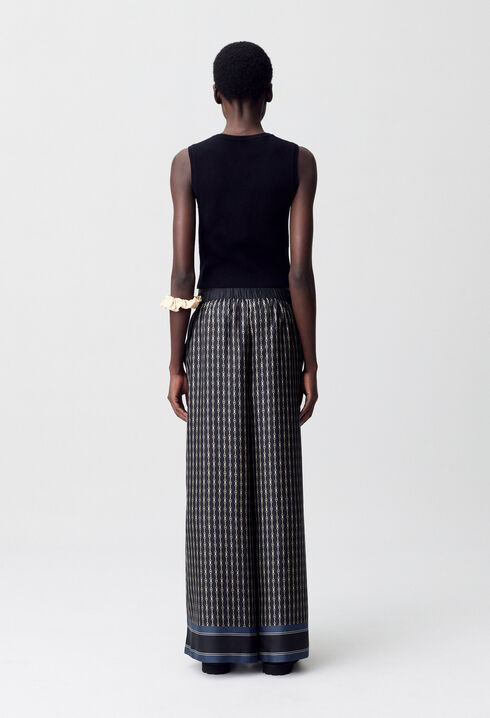 Pantalon fluide imprimé