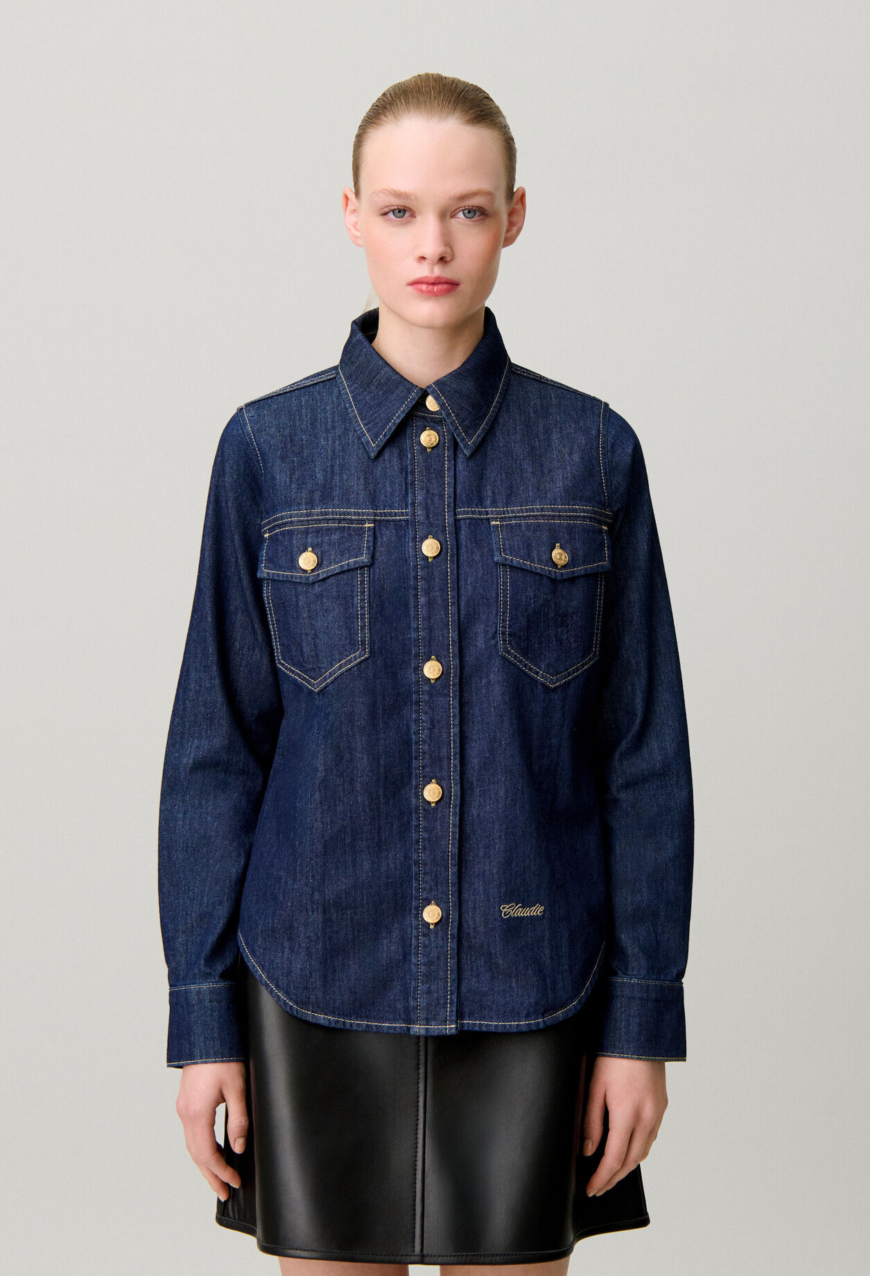 Chemise denim souple