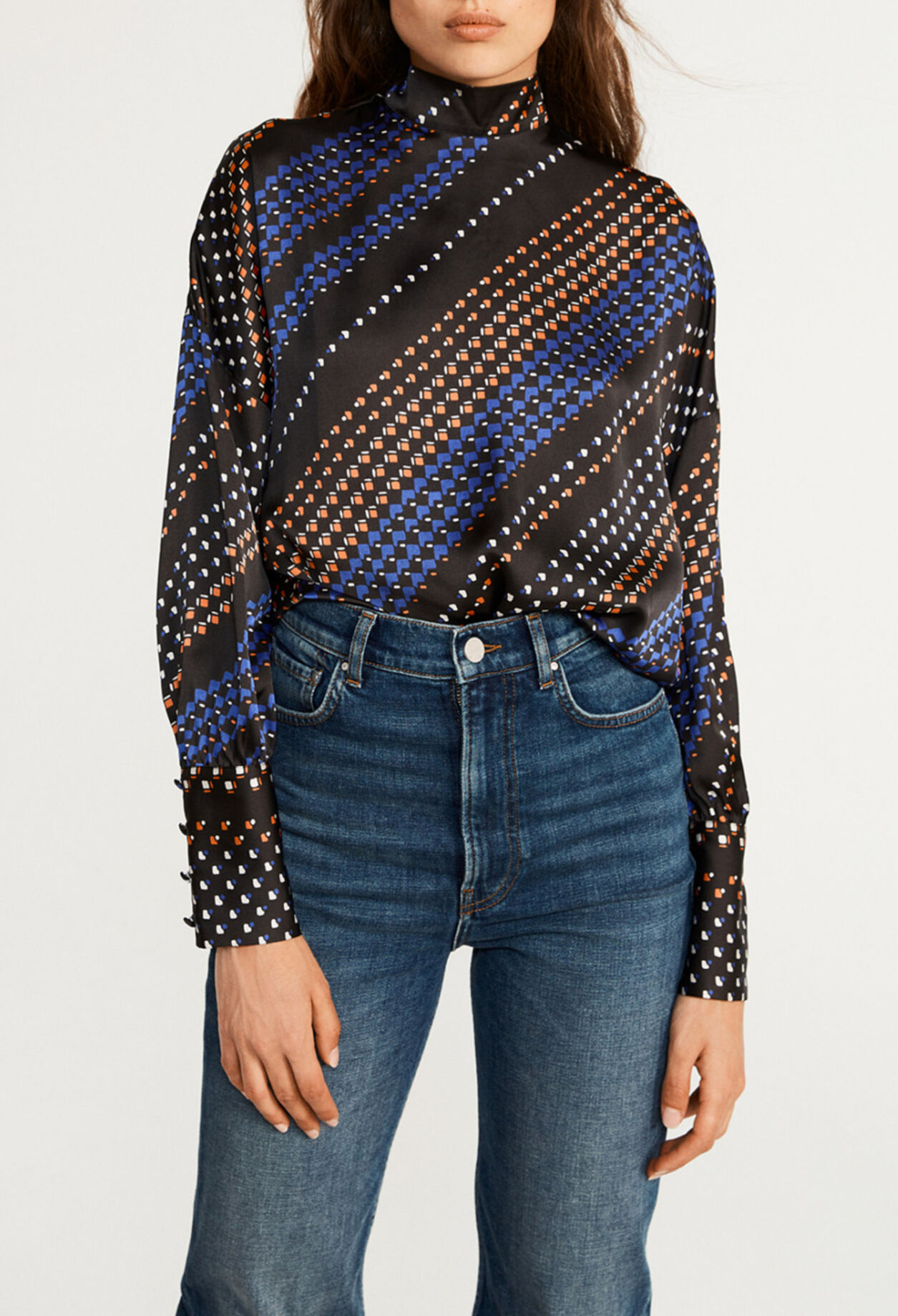 Blouse à motifs