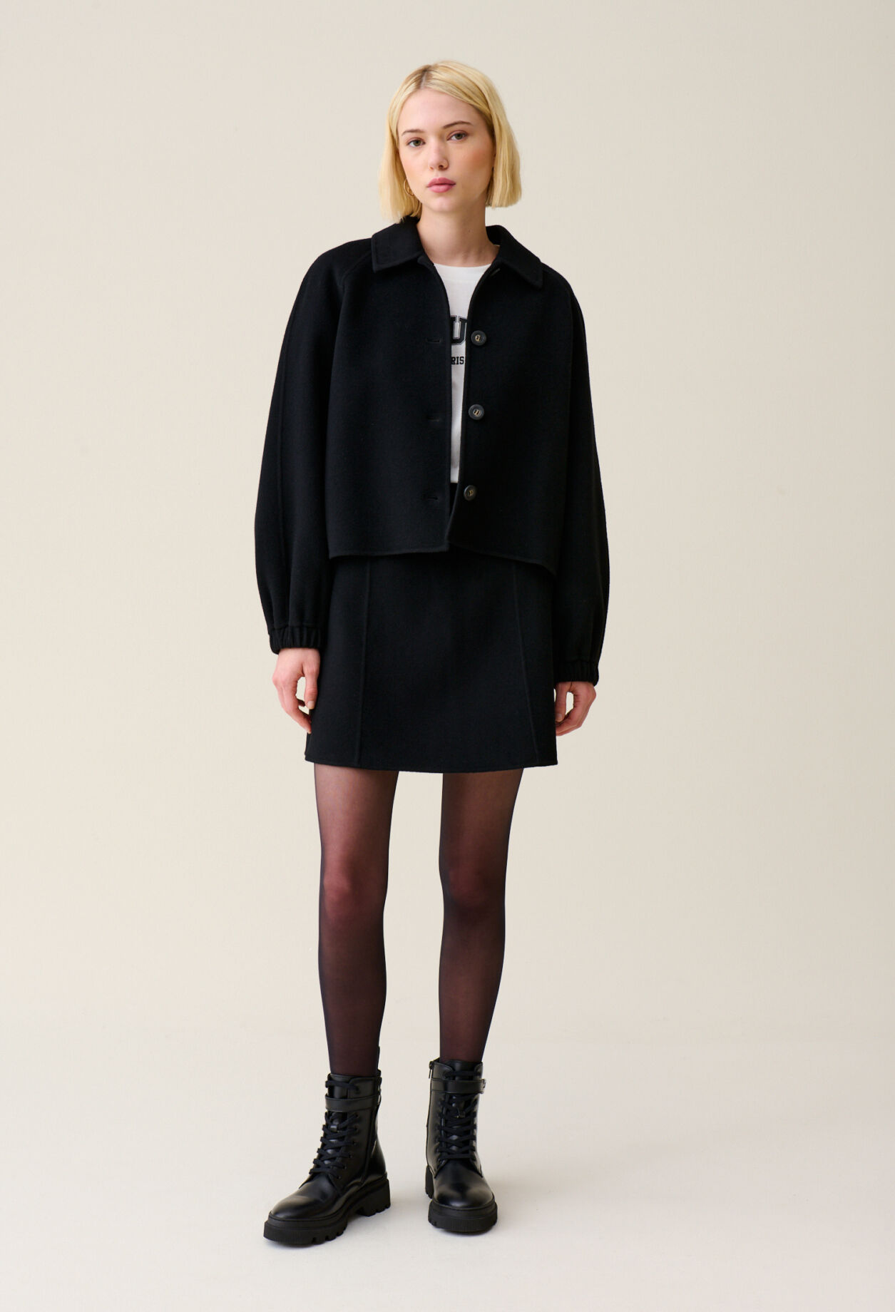 Manteau long ceinture femme sale