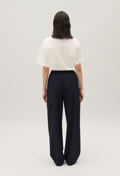 Pantalon cargo marine