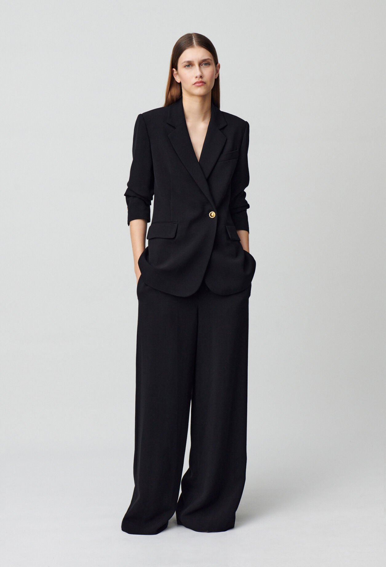 Veste tailleur boutonnée