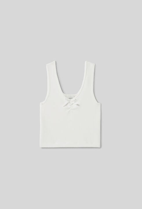 Top maille col rond
