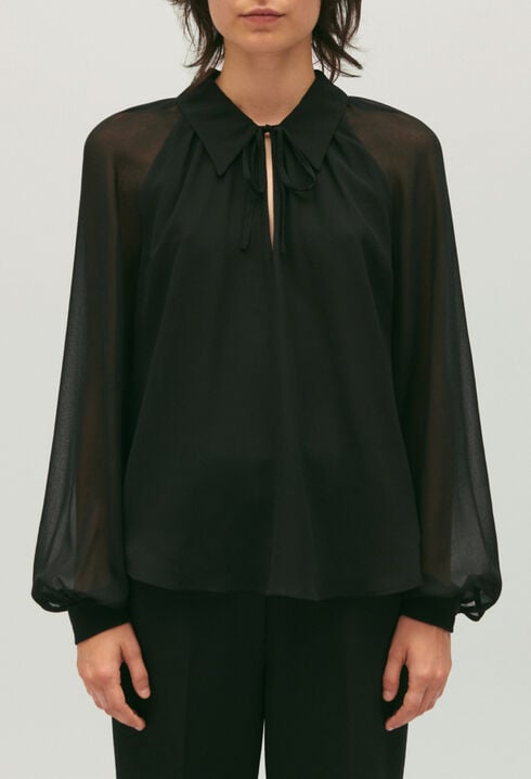 Blouse fluide noire