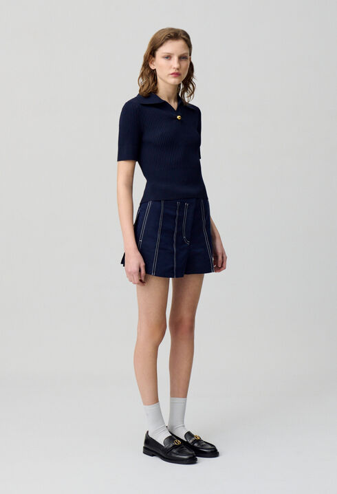 Top maille fine