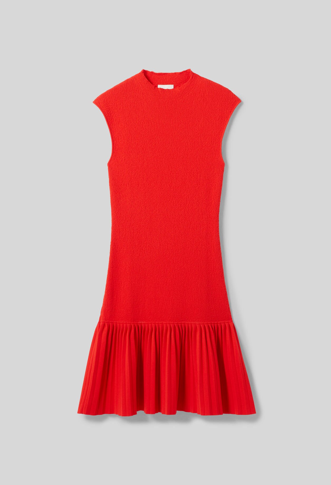 Robe maille pliss&eacute;e