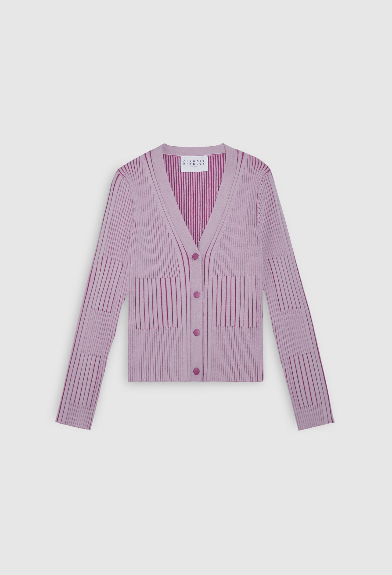 Cardigan bicolore