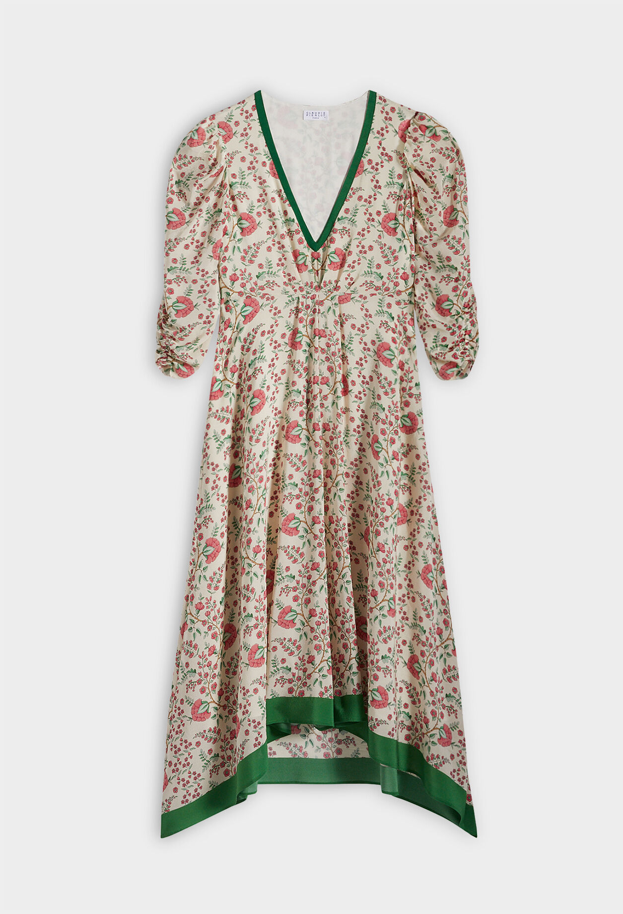 Robe mi-longue cintrée