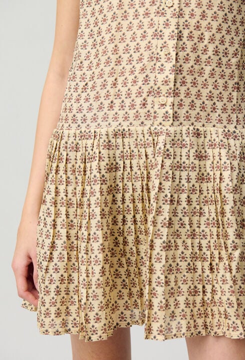 Robe courte imprimée