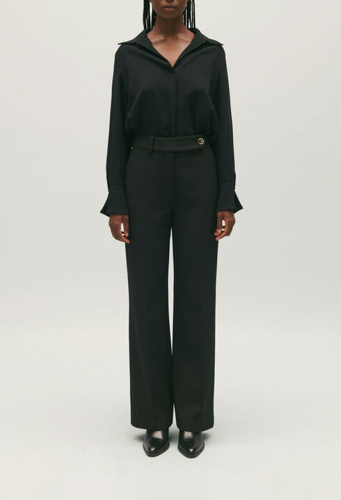 Blouse fluide noire 