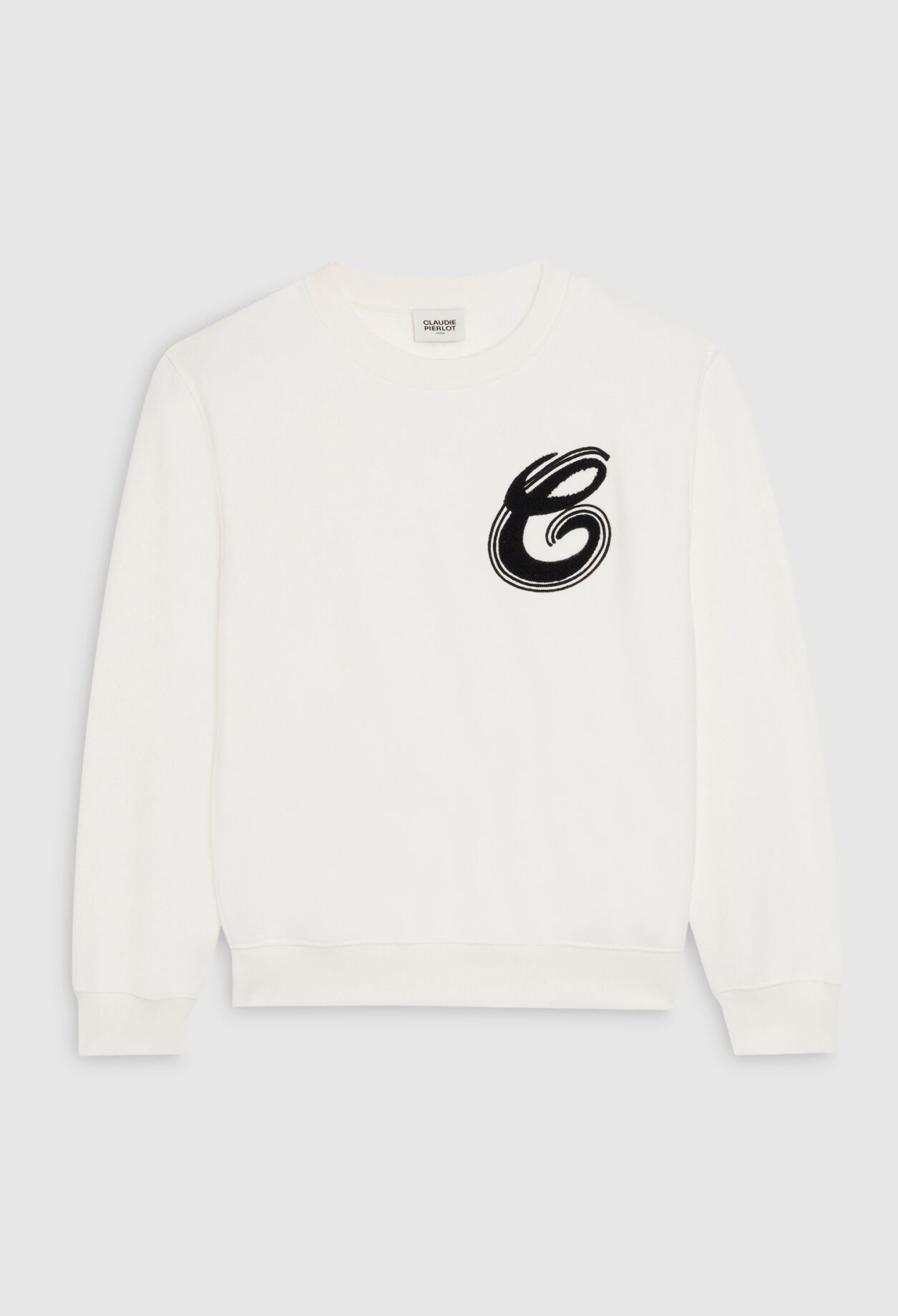 Sweatshirt écru patch C