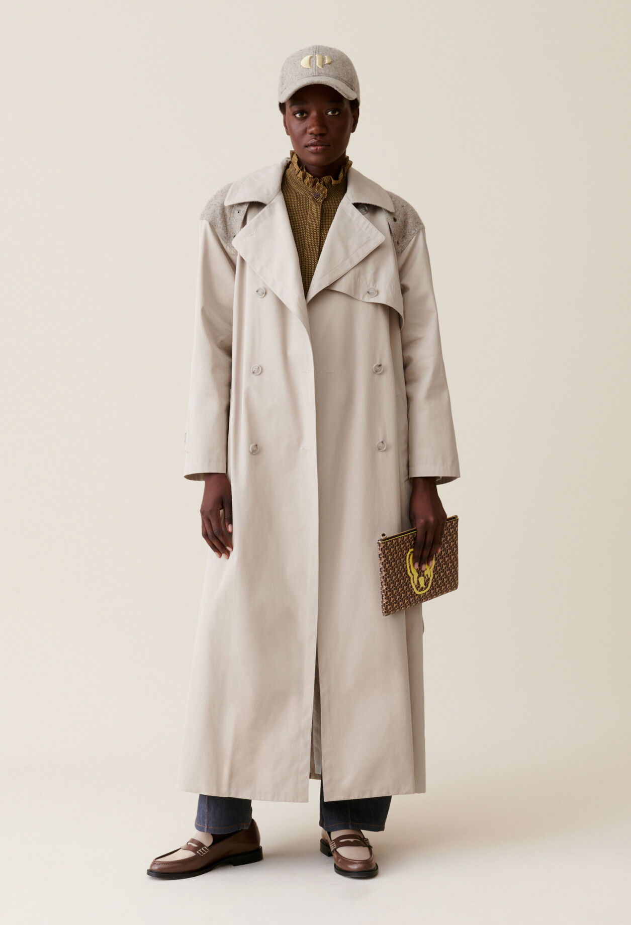 Long manteau beige femme new arrivals