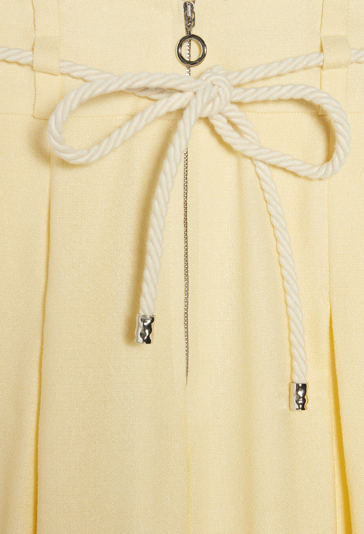 Pantalon long avec ceinture en corde