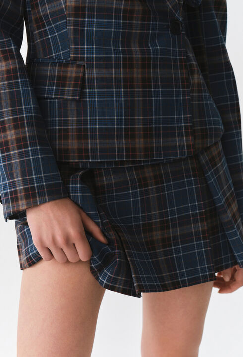 Veste tailleur carreaux