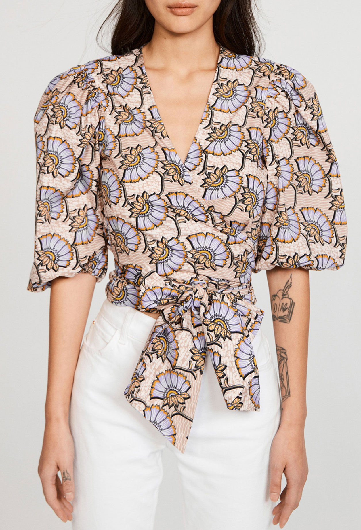Blouse fleurie