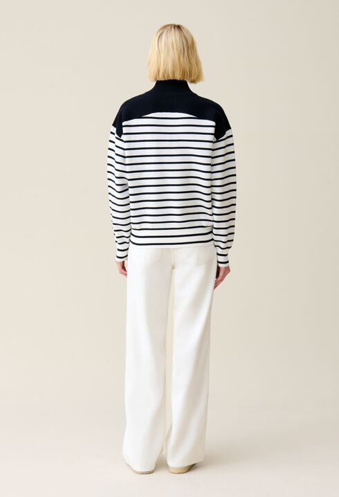 Sweatshirt Minimum marinière
