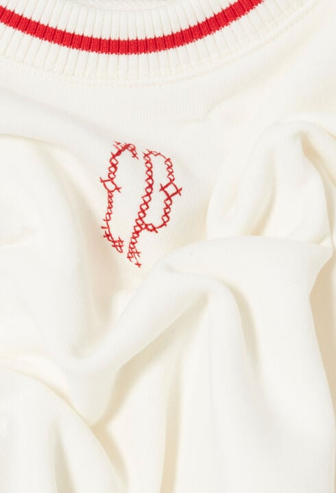 Sweatshirt maille avec broderie CP