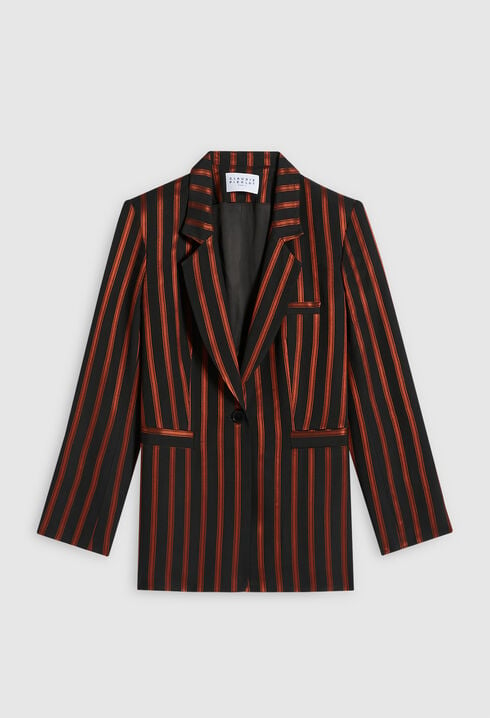 Veste blazer rayée