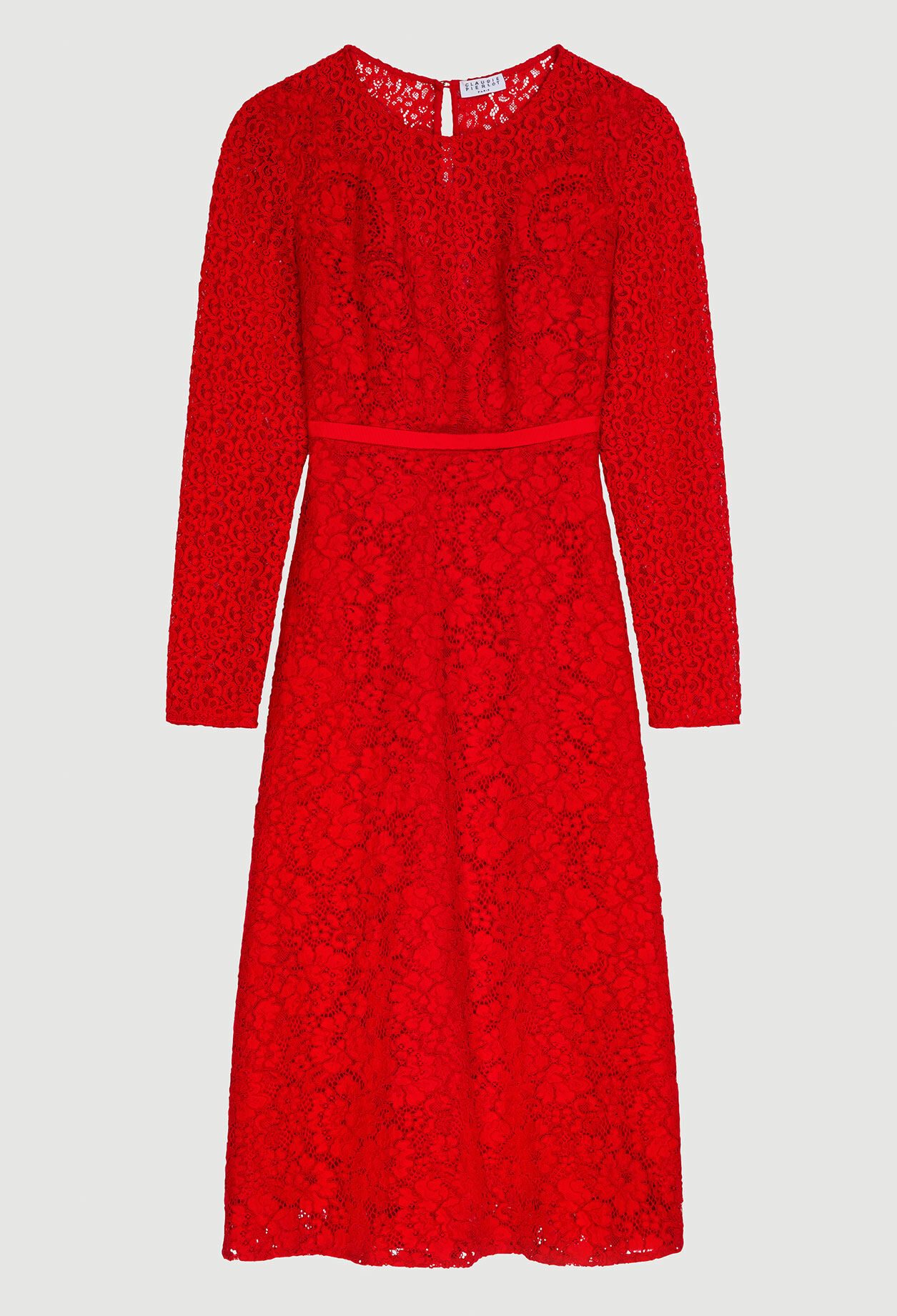 Robe guipure rouge new arrivals