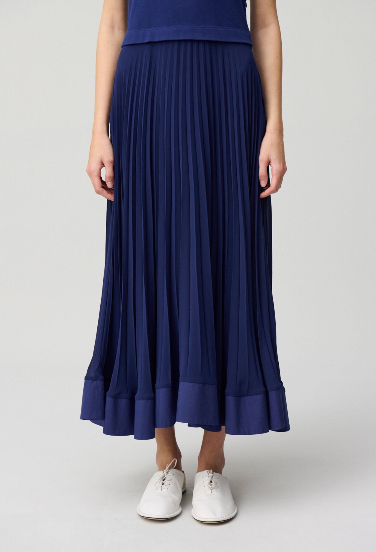 Robe longue trompe l'œil