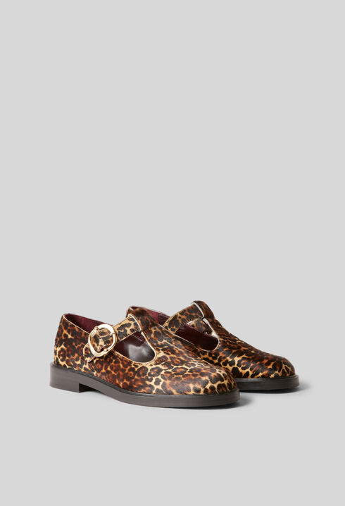 Babies cuir léopard