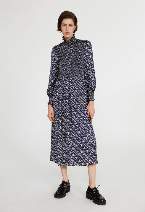 Robe à col montant