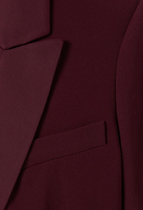 Veste tailleur boutonnée ceinturée