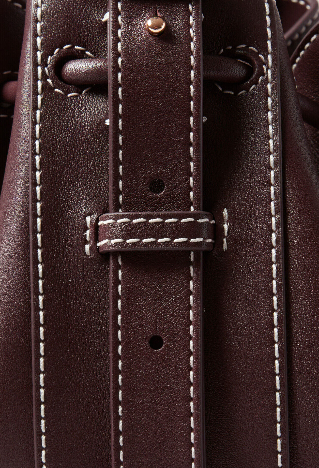 Sac seau cuir