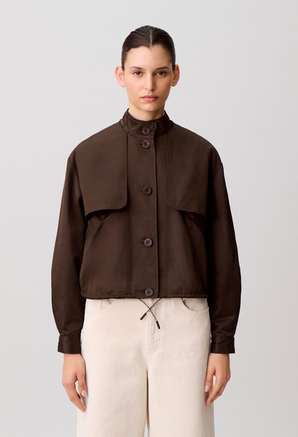 Blouson satin&eacute;