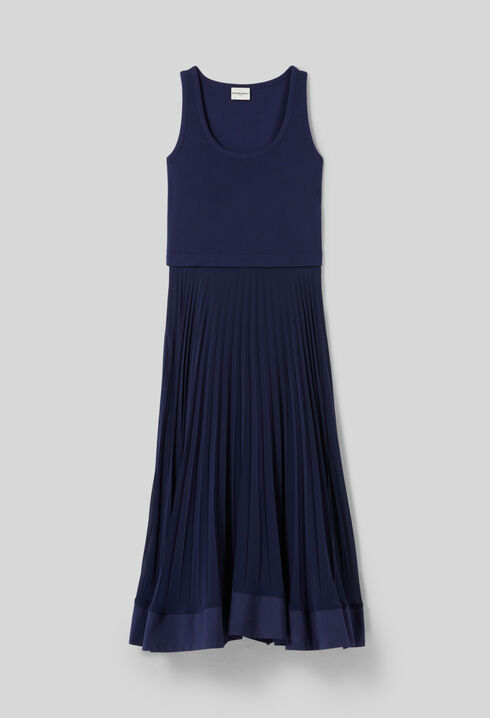 Robe longue trompe l'œil