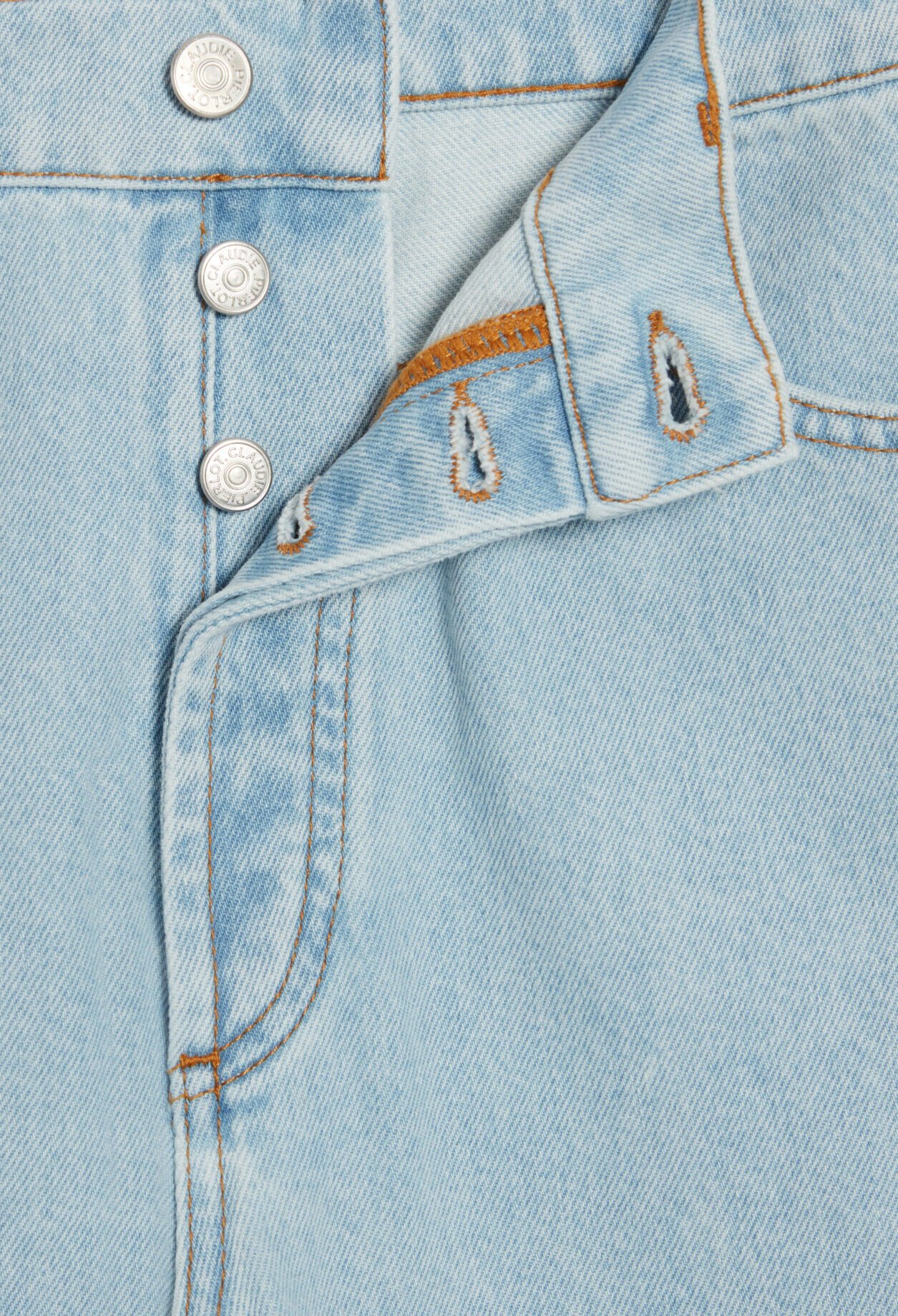 Jean Louis flare bleu délavé