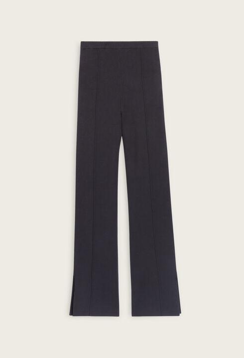 Pantalon droit fentes cheville