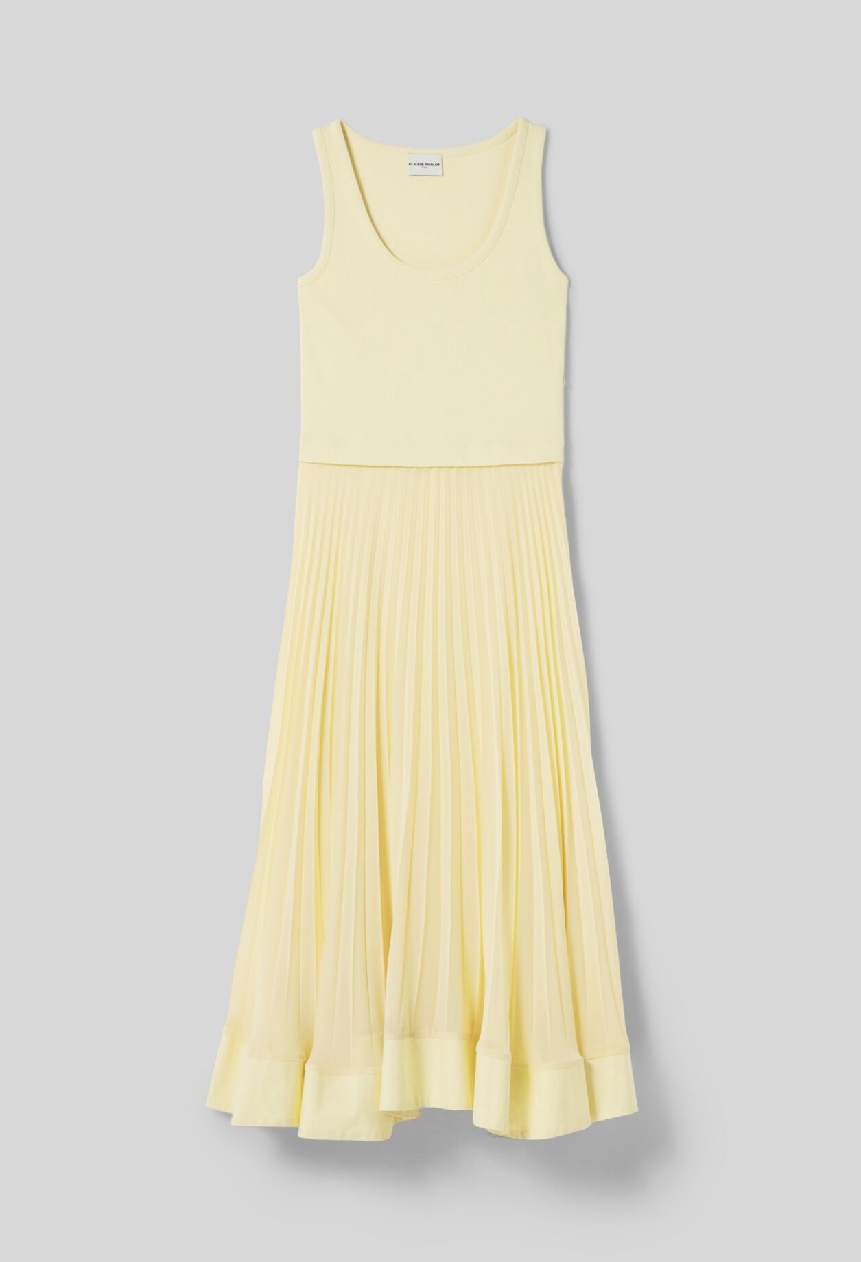 Robe longue trompe l'œil