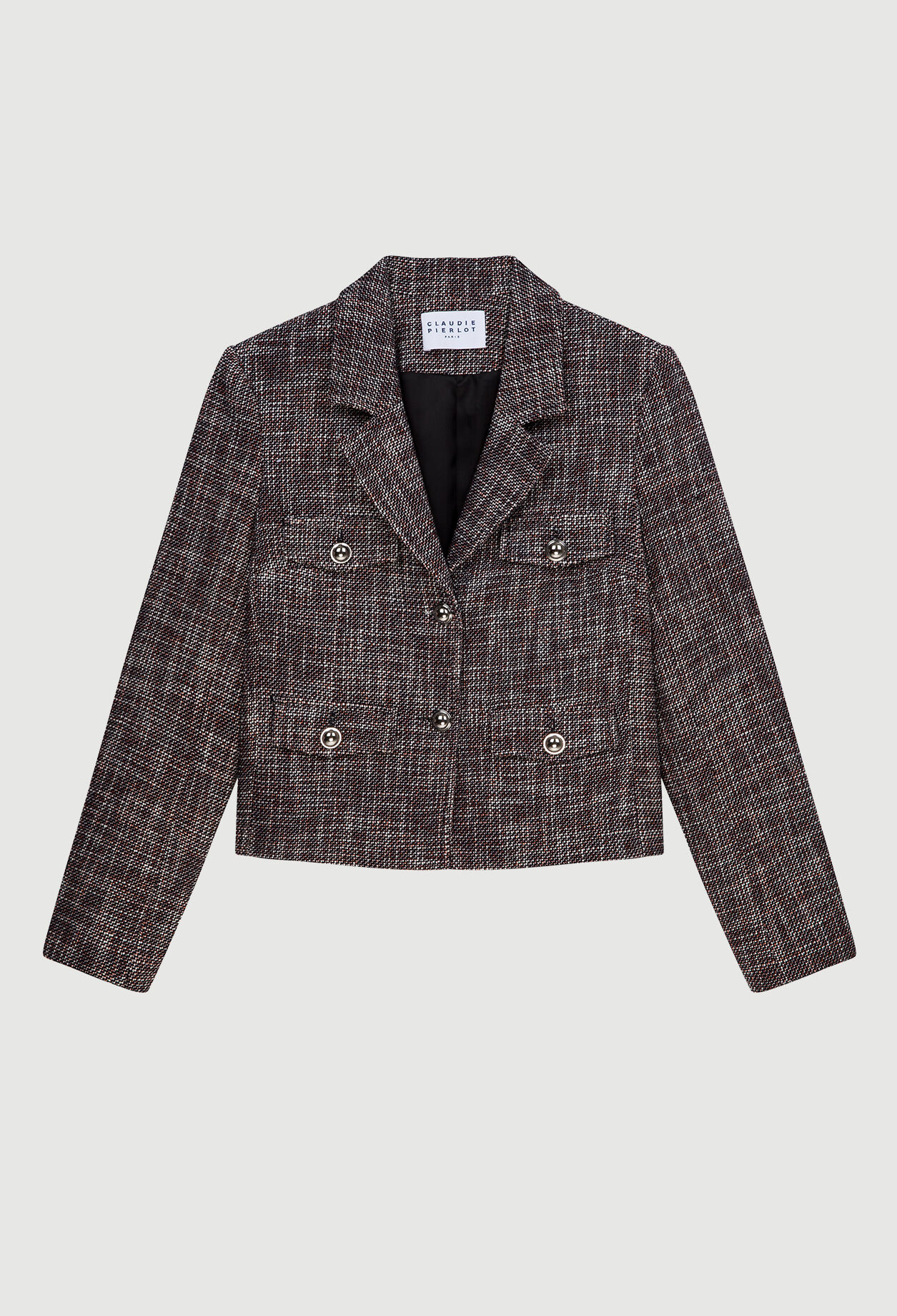 Veste courte en tweed