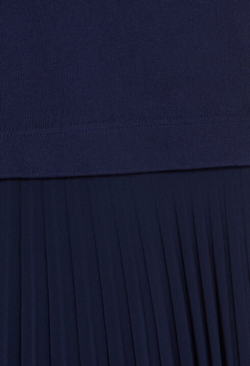 Robe longue trompe l'œil