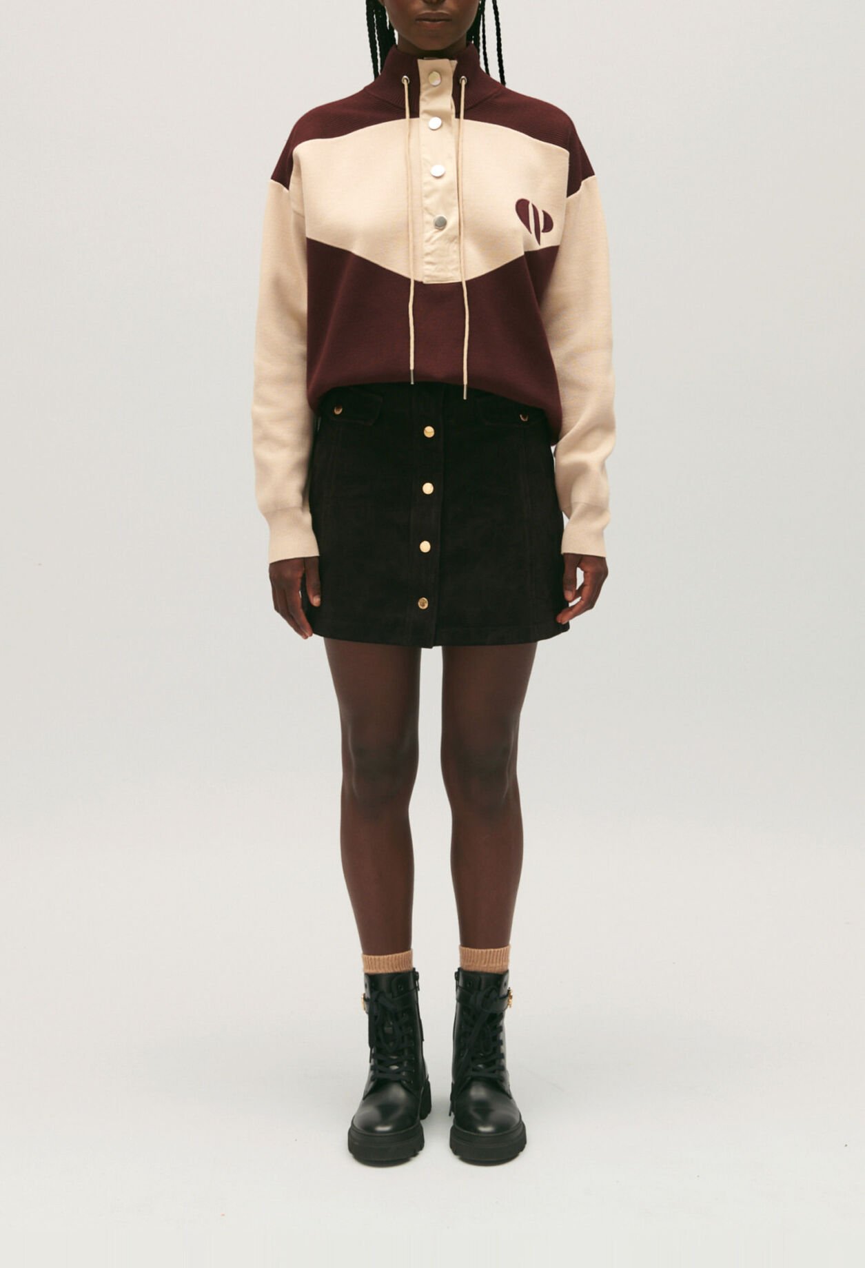 Sweatshirt Minimum col camionneur