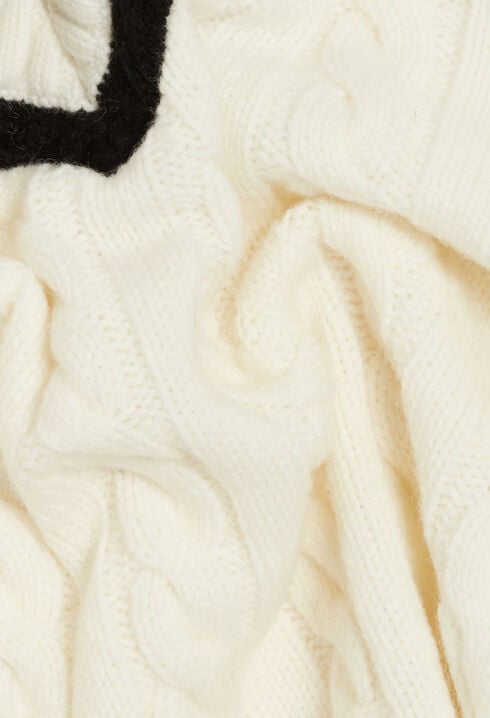 Pull maille torsadée