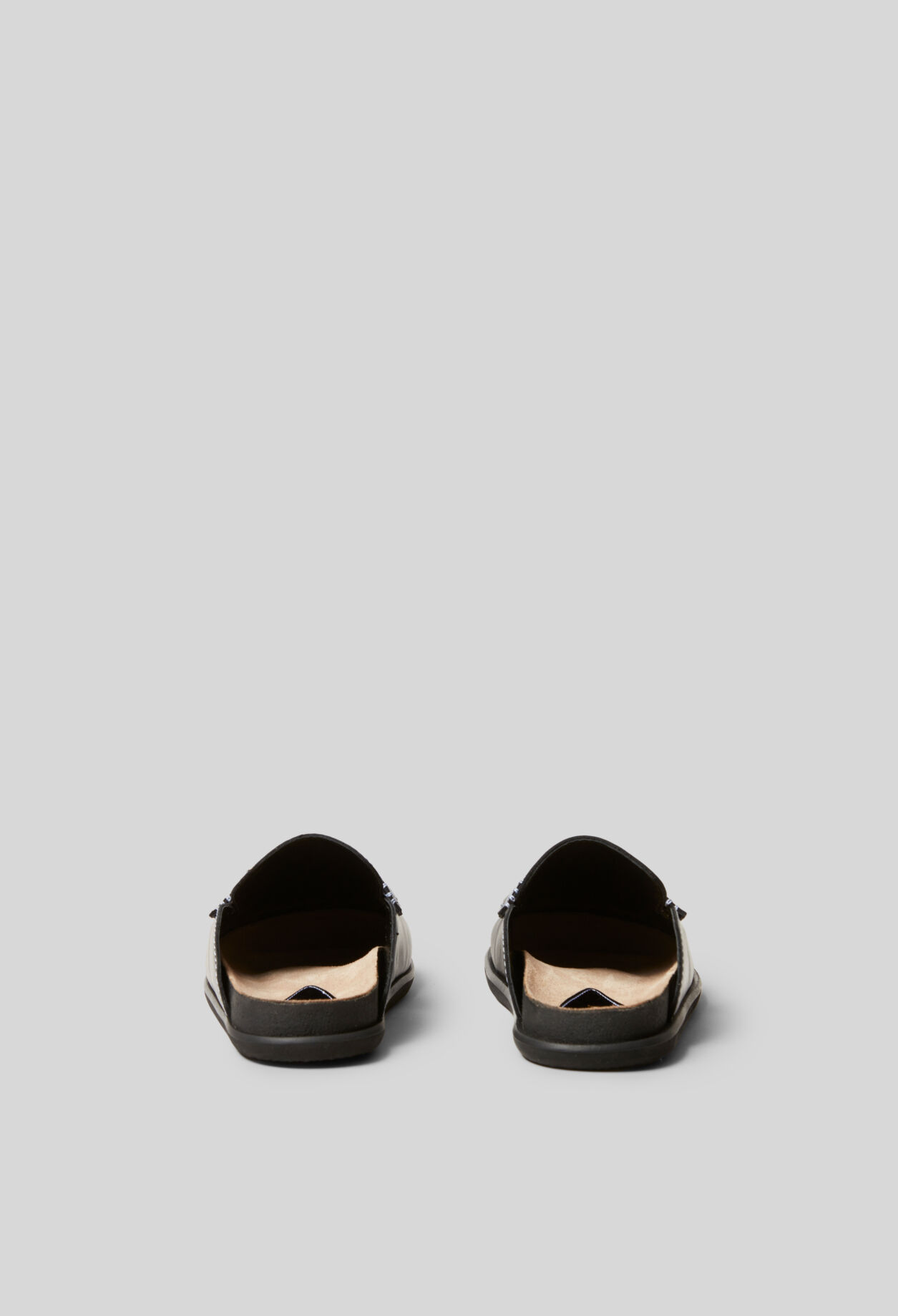 Mules cuir lisse