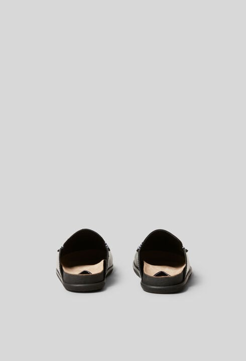Mules cuir lisse