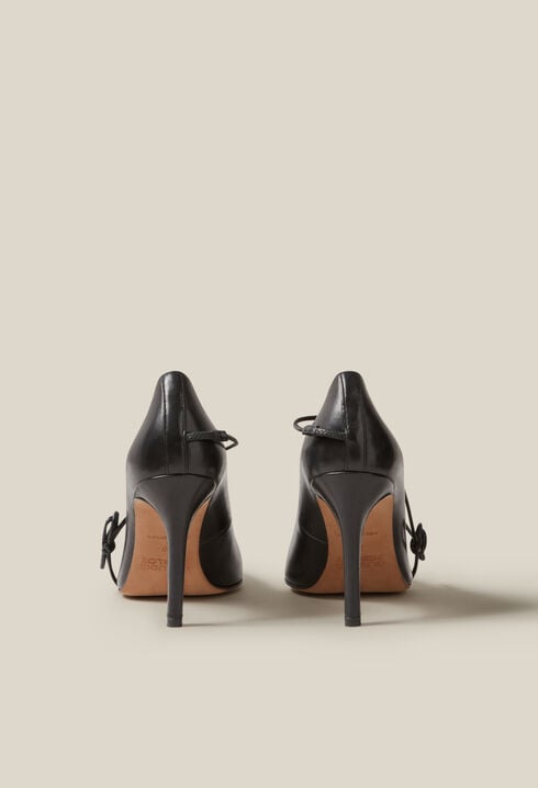 Escarpins cuir noir