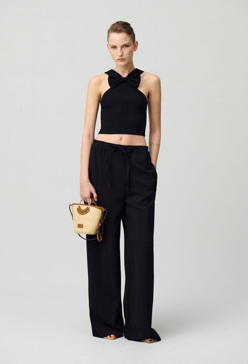 Top fine maille noeud